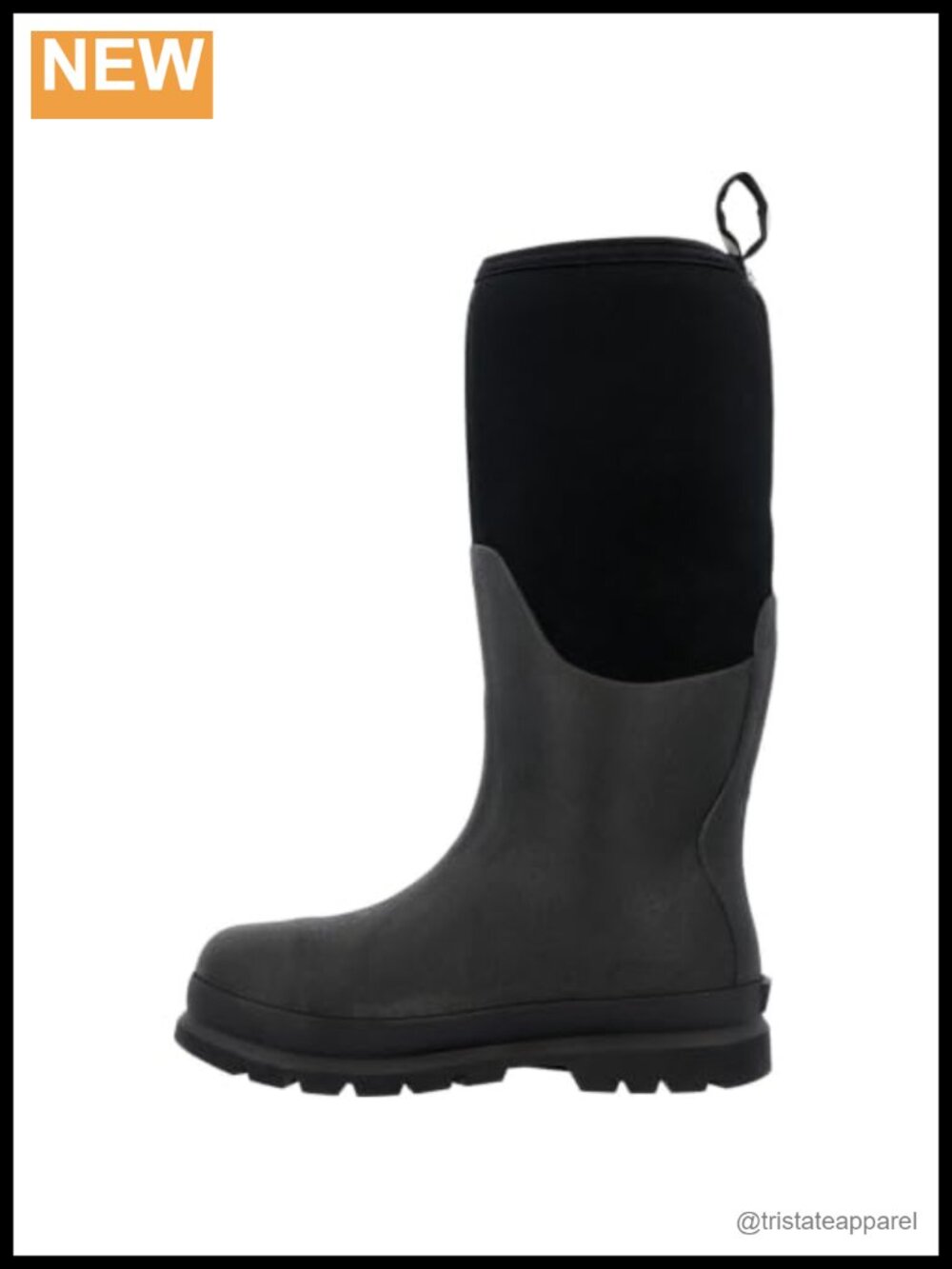 MUCK Chore Classic Steel Toe Pull-On Work Boot Rubber Mid-Calf Industrial